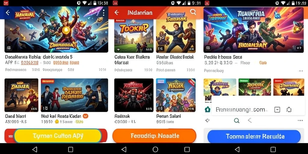 Grafis yang memukau membuat setiap permainan semakin seru.